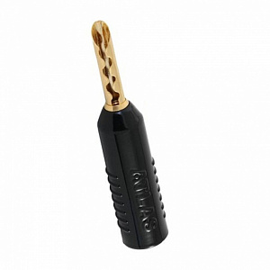 Разъём "банан" Atlas Achromatic Gold Z Plug Crimp - Black (под обжим) Разъём "банан" Atlas Achromatic Gold Z Plug Crimp - Black (под обжим)