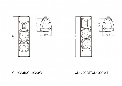 2-полосная акустическая система FDB CL4023WT 2-полосная акустическая система FDB CL4023WT
