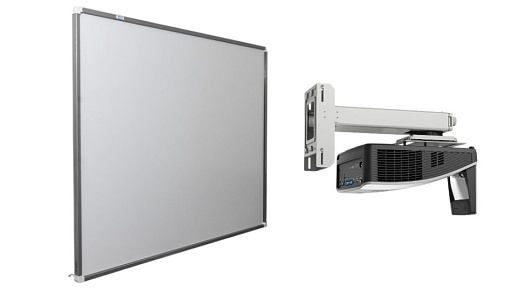 Интерактивная доска Exell 91" с проектором BenQ LW855UST