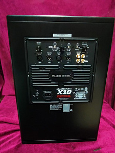 Активный сабвуфер M&K Sound Push-Pull X10, Мощность 350 ватт.  Цвет: Матовый черный
