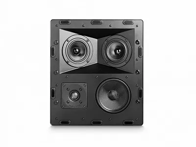Встраиваемая акустическая система M&K Sound IW150T в корпусе. Гриль квадратный. Цвет: Белый [White]