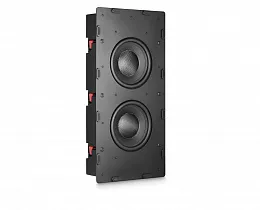 Встраиваемый в стену сабвуфер  M&K Sound IW28S, в корпусе. Гриль квадратный. Цвет: Белый [White]