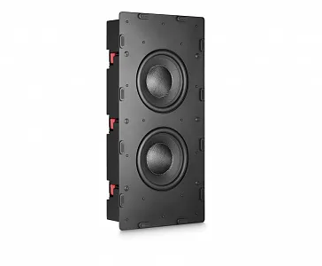 Встраиваемый в стену сабвуфер  M&K Sound IW28S, в корпусе. Гриль квадратный. Цвет: Белый [White]