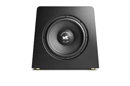 Активный сабвуфер M&K Sound V12+ Anniversary Volkswoofer. Цвет: Матовый черный/шпон дерева