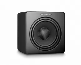 Активный сабвуфер M&K Sound V12+. Цвет: Матовый черный [Black Satin/Black Cloth]